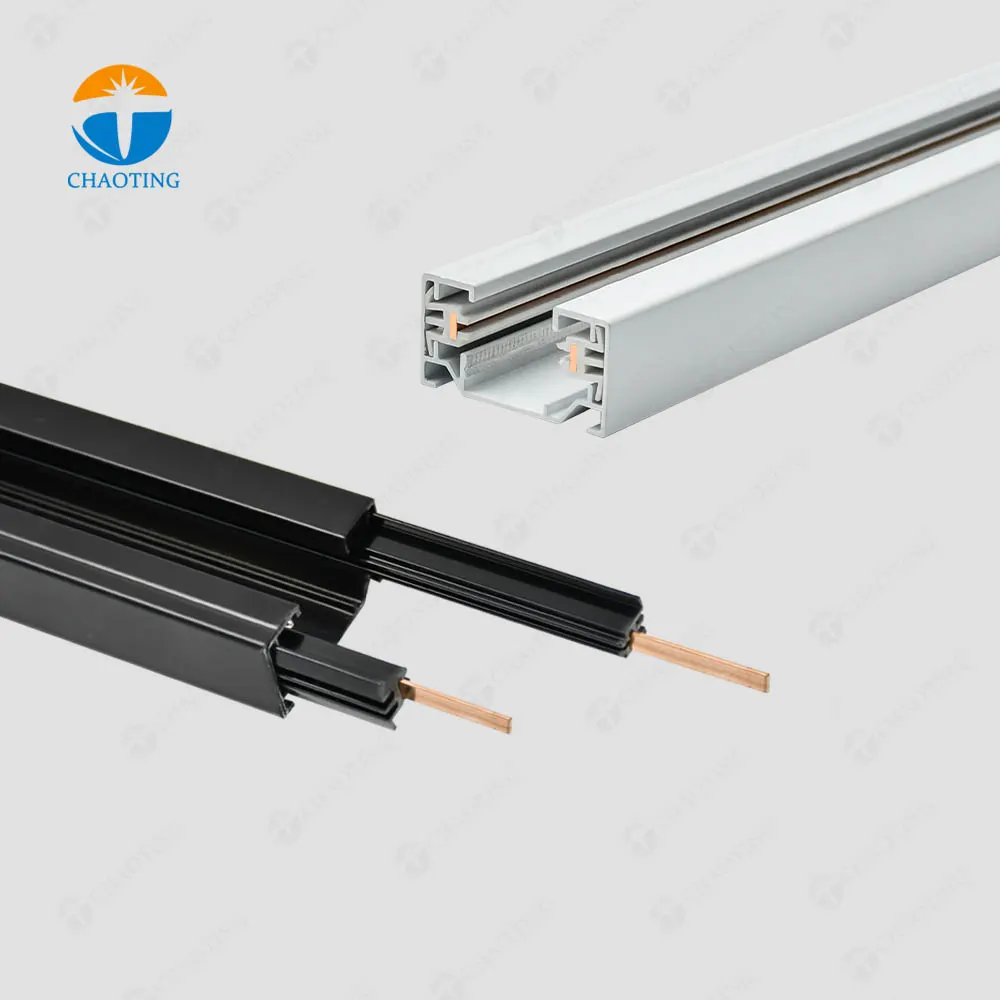 Aluminum COB LED Track Spotlight Black/White For 3-Wire Track product sample