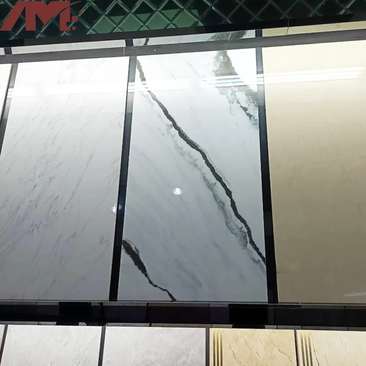 Marble-Look Polished Sintered Stone Slab 750x1500mm