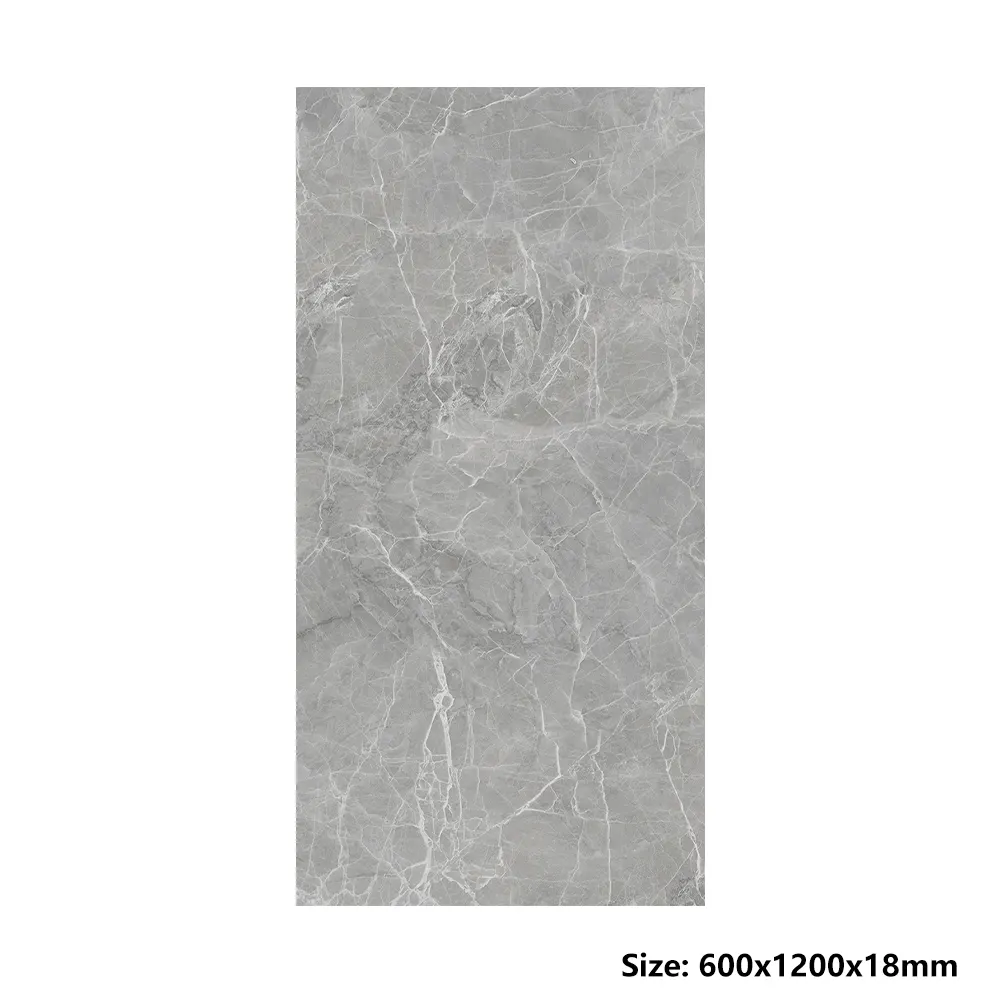 Non-Slip Stone-Look Porcelain Floor Tile 600x1200mm