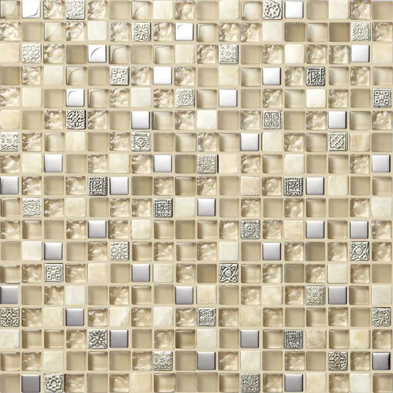 Glass Mosaic Tile 300x300 For Interior Use