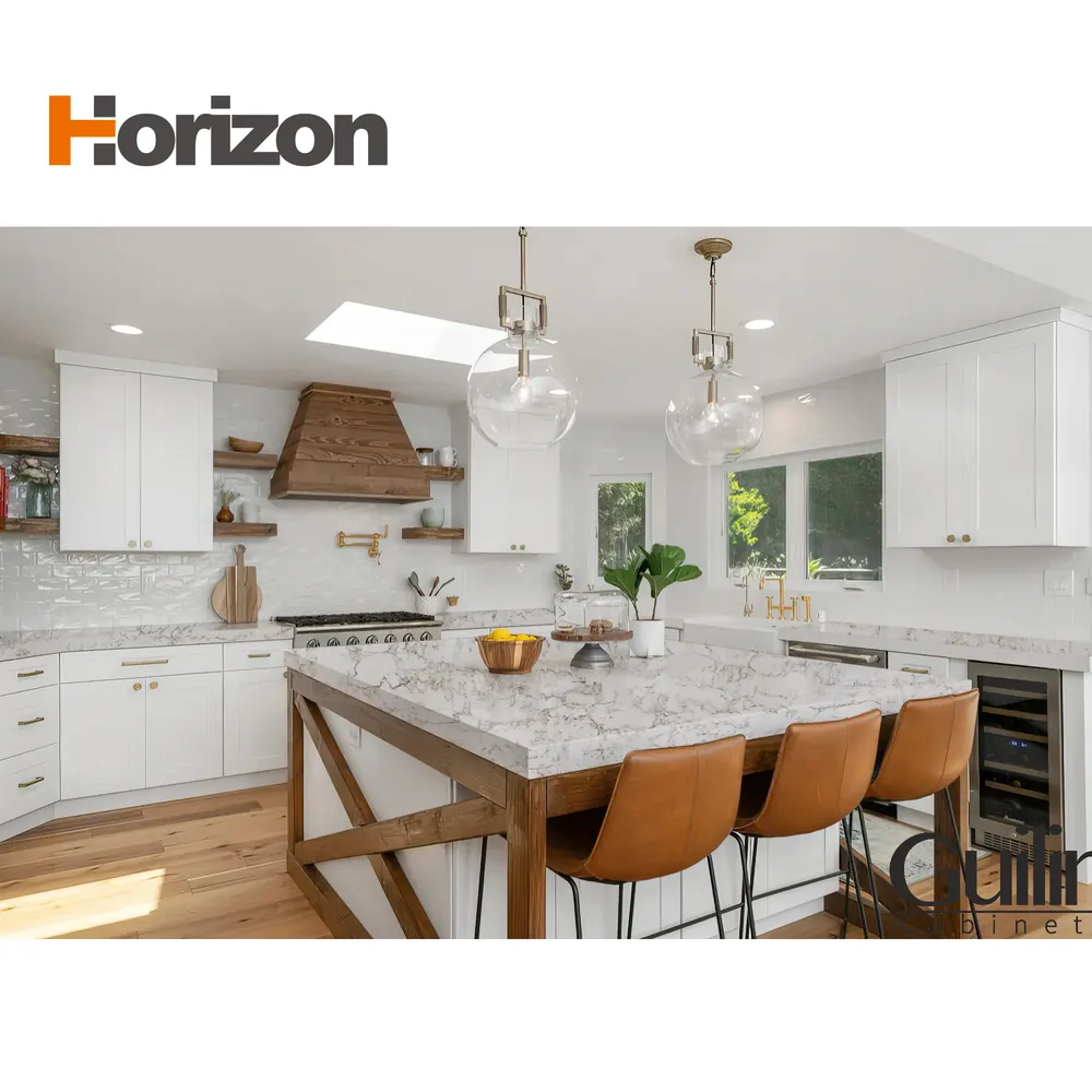 Carrara White Engineered Quartz Slab 3200x1600mm product sample