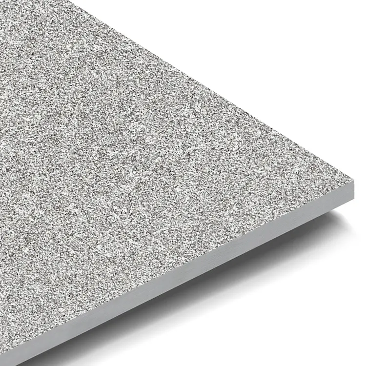 Stone-Look Gray Matte Porcelain Outdoor Tile 600x600mm