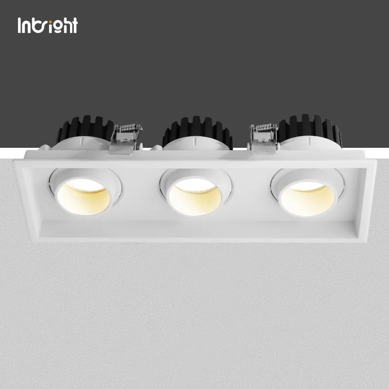 Adjustable Recessed Aluminum COB LED Downlight 10-25W IP65 product sample