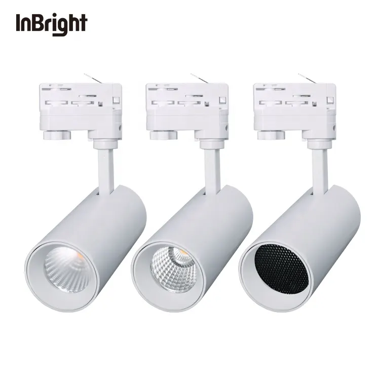 Rotatable Dimmable Aluminum LED Track Spotlight 12-36W