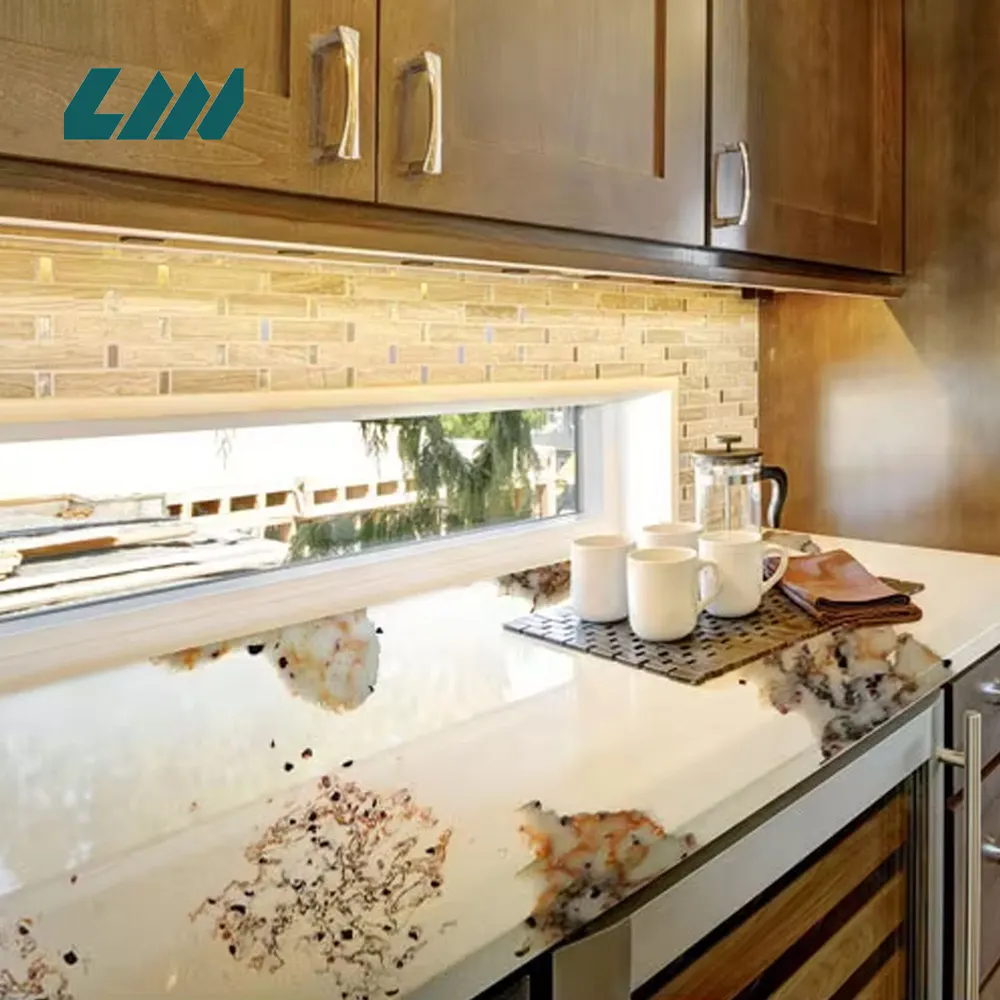Calacatta Engineered Quartz Slab 3200x1600mm