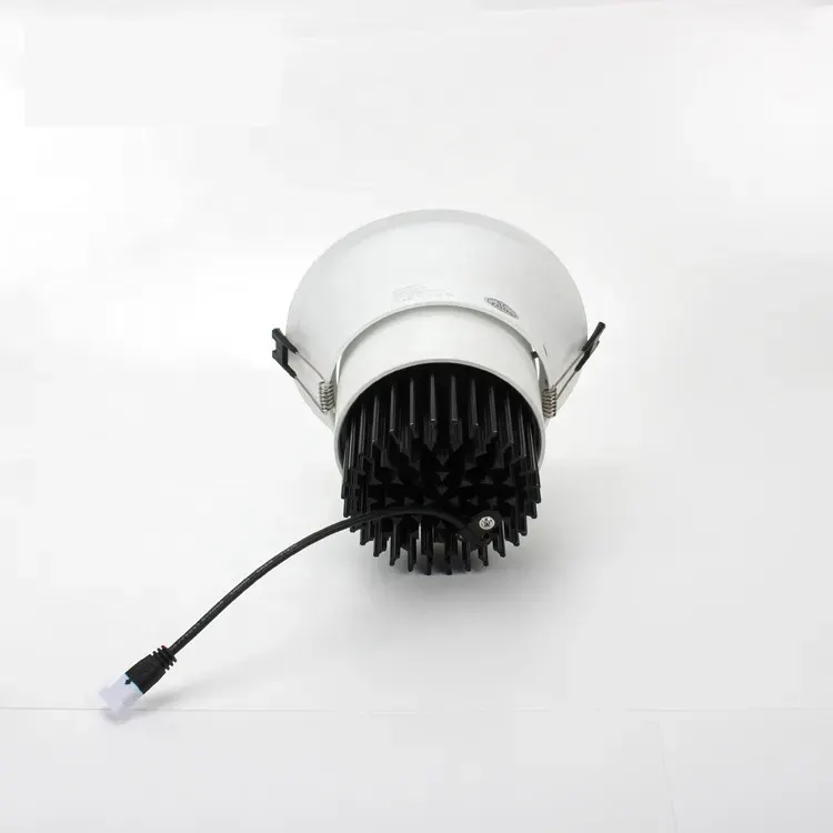 Rotatable Dimmable Recessed/Surface-Mounted COB LED Downlight 12-30W