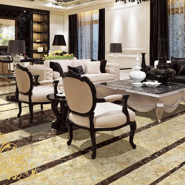 Marble-Look Porcelain Floor Tile 1000x1000mm