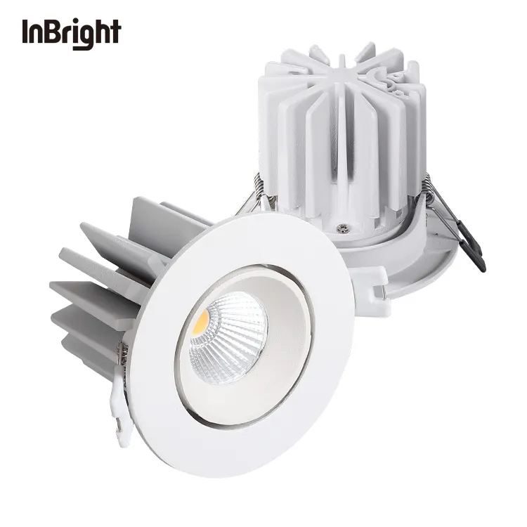 Anti-Glare Adjustable Recessed LED Downlight 10-15W IP65
