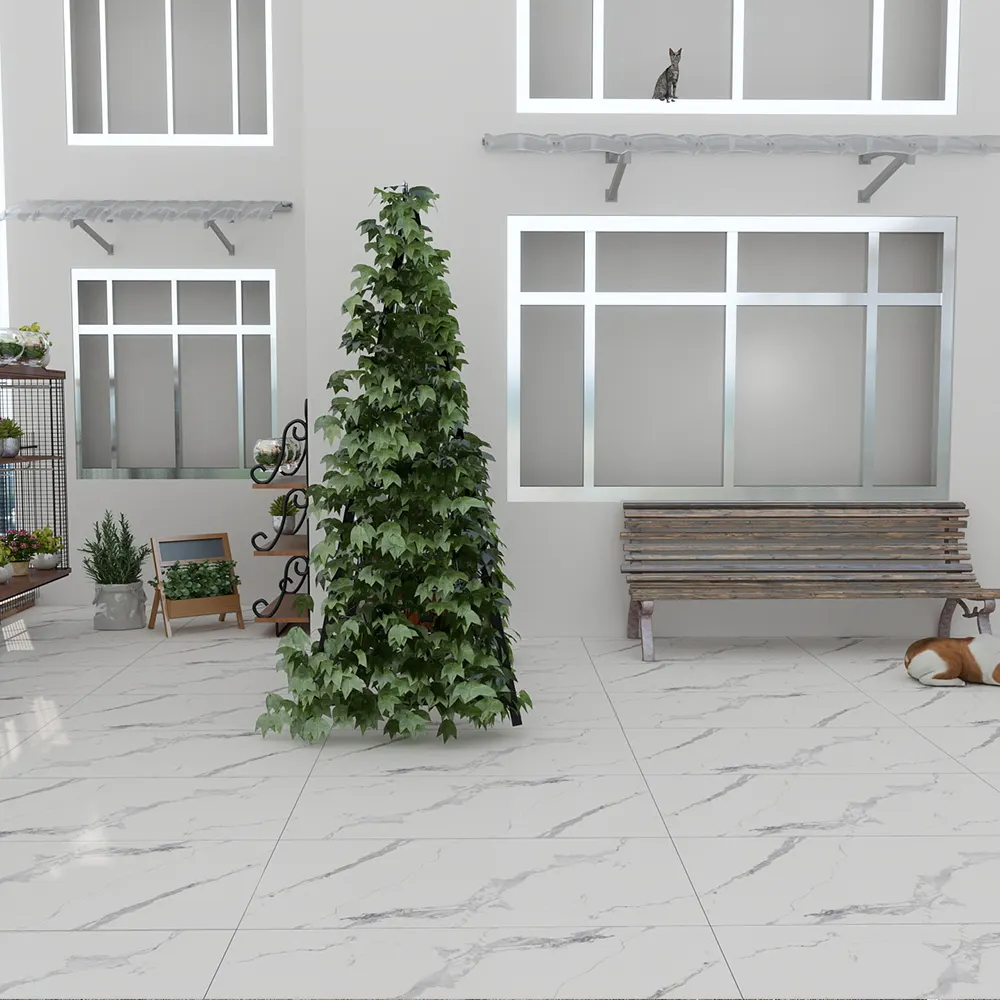 Non-Slip Stone-Look Porcelain Outdoor Tile 600x1200mm