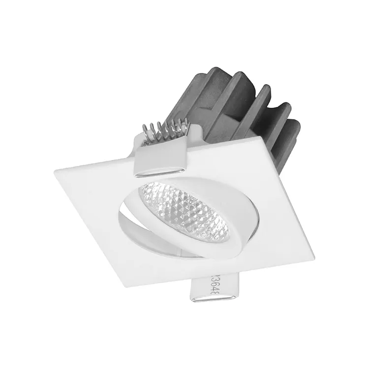 Adjustable Dimmable Recessed Square LED Downlight 5-30W