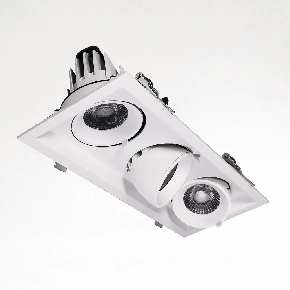 Recessed Aluminum COB LED Downlight 3-15W