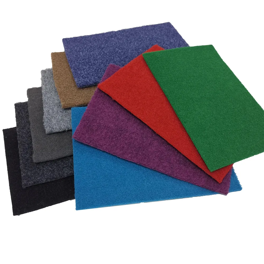 Nonwoven Velour Polyester Exhibition And Event Carpet 4-8mm Thick