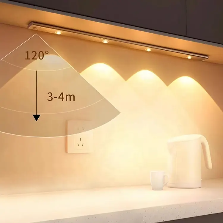 Motion-Sensor Rechargeable Slim LED Cabinet Light 2W
