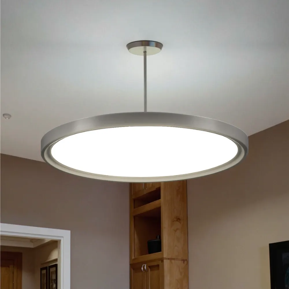 Slim Round Aluminum LED Panel Light 400/600m 30-72W product sample