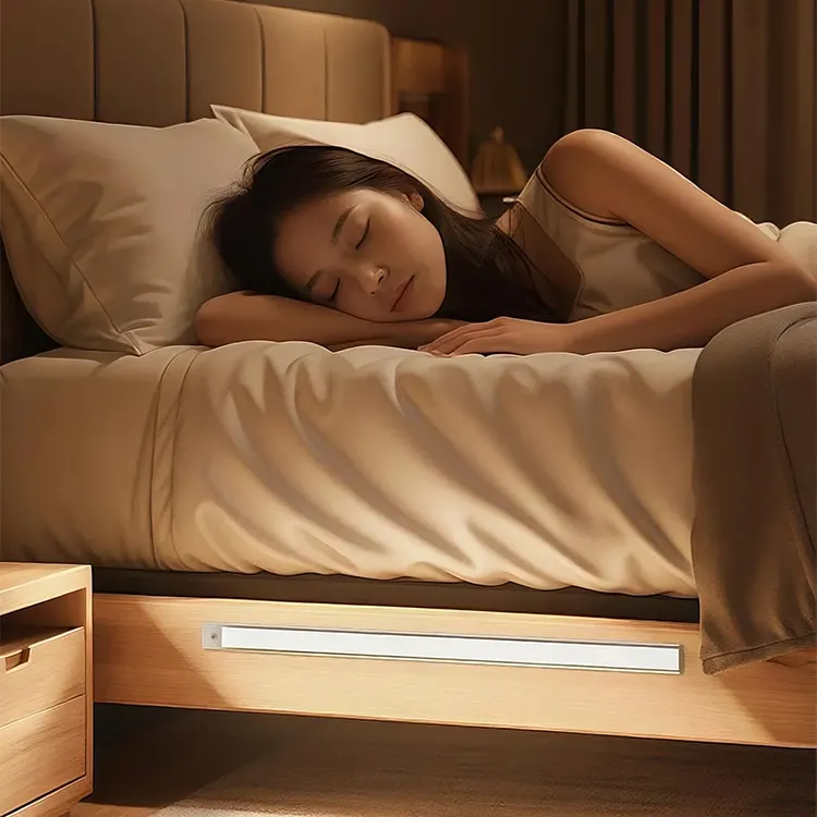 Motion-Sensor Rechargeable Aluminum LED Cabinet Light 0.6-2.5W