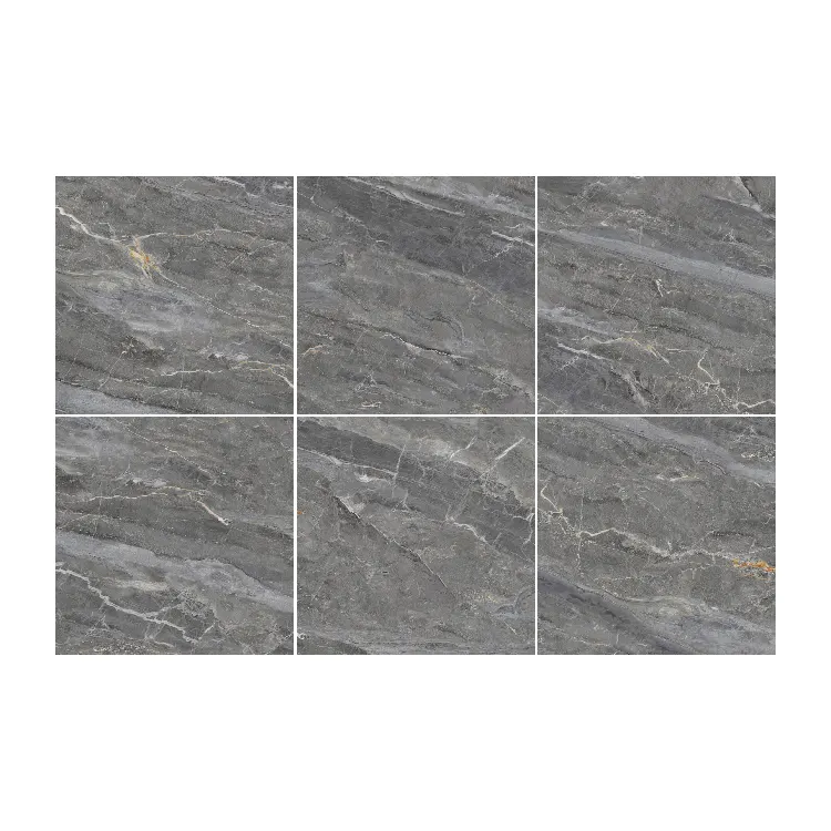 Marble-Look Polished Porcelain Wall And Floor Tile 600x600mm