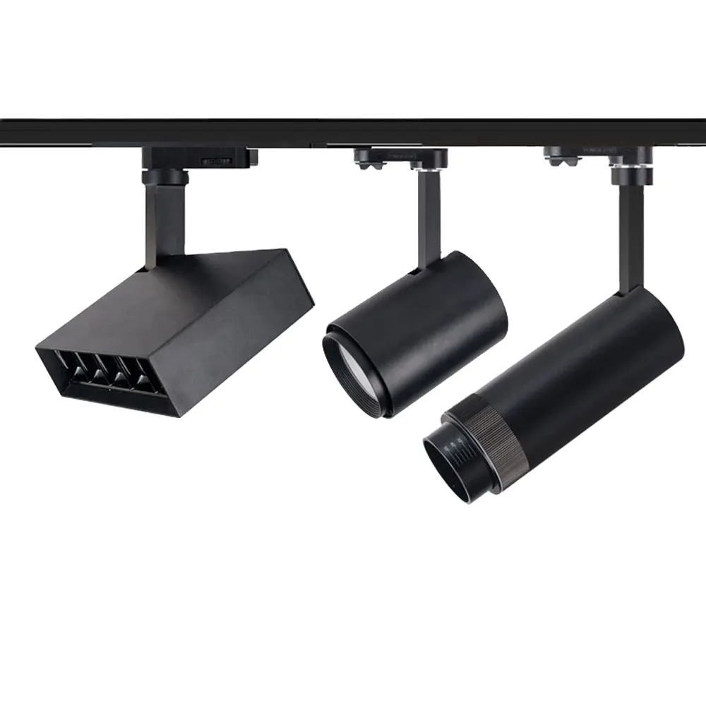 Adjustable Aluminum COB LED Track Spotlight 12-40W product sample