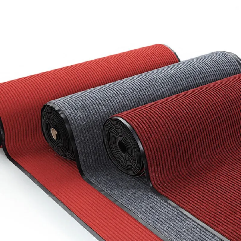 Double-Stripe Entrance Mat with TPE Rubber Backing