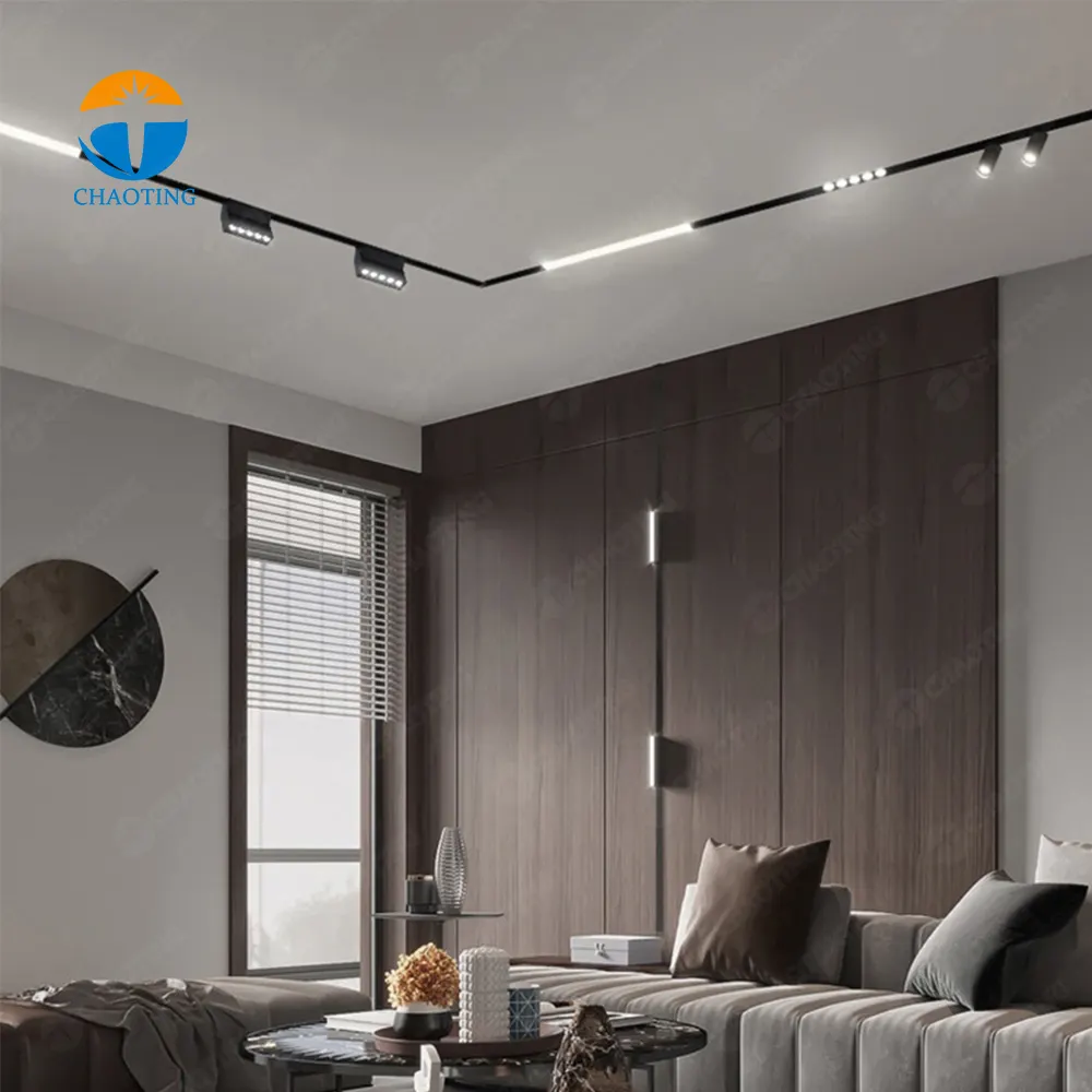 Recessed Aluminum Magnetic LED Track Spotlight 6-24W 48V product sample