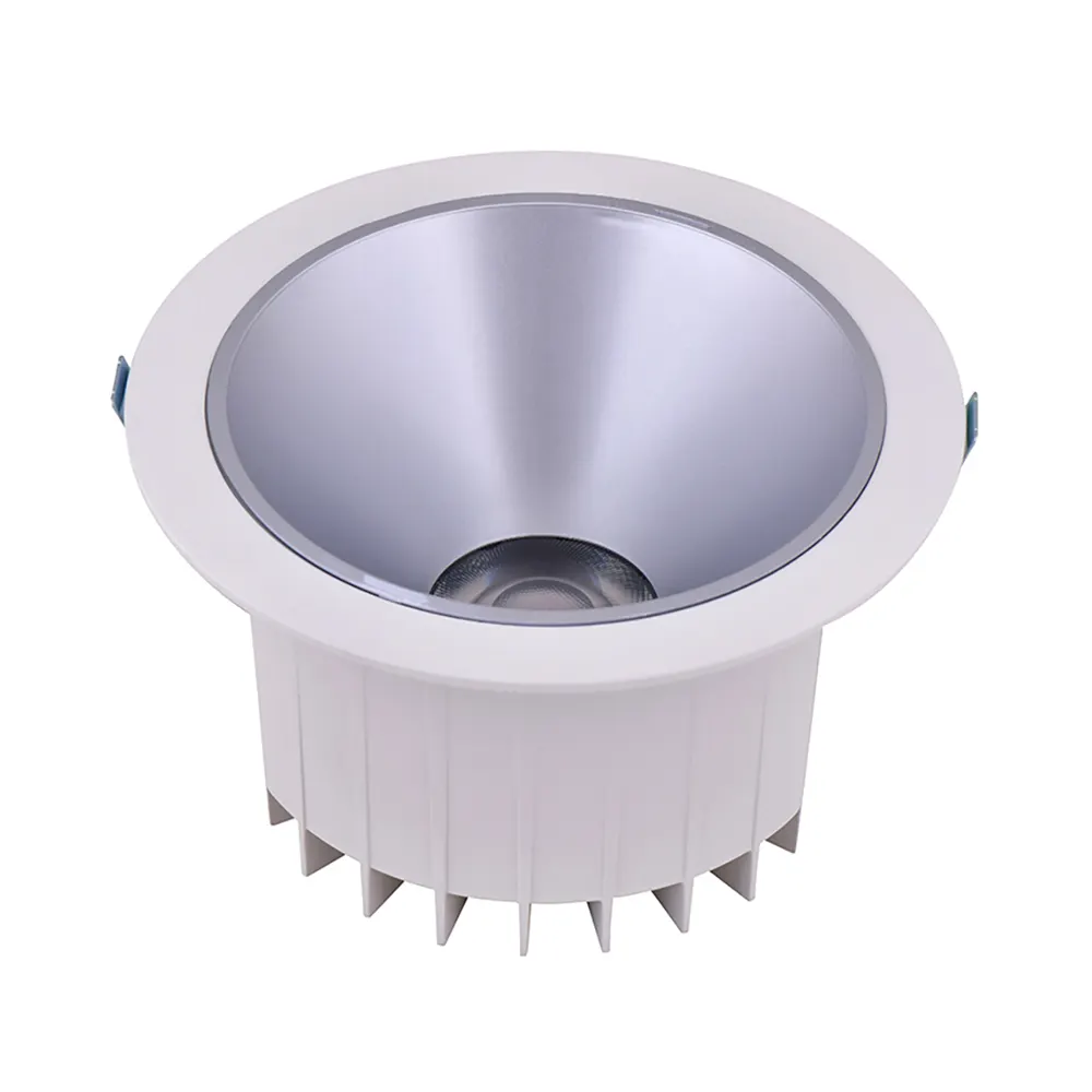 Anti-Glare Recessed Aluminum LED Downlight Black/Gold 10-40W IP65