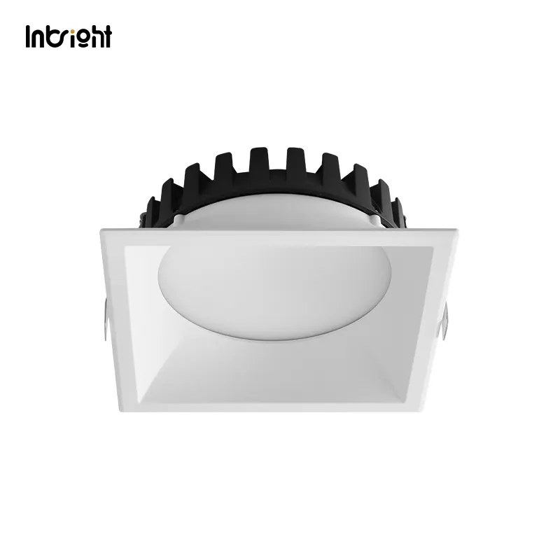 Recessed Square Aluminum LED Downlight 20-42W