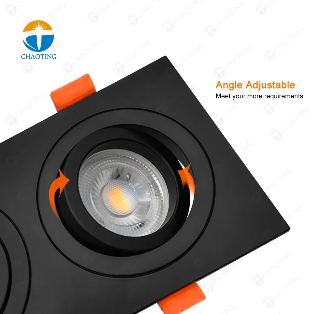 Surface-Mounted Aluminum Downlight Housing MR16/GU10