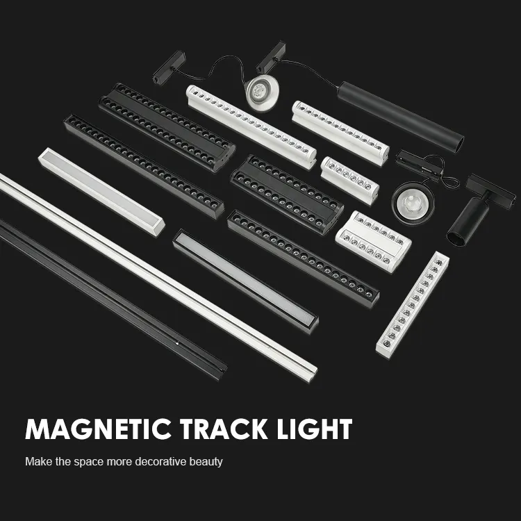 Adjustable Slim Smart Magnetic COB LED Track Spotlight 6-30W product sample