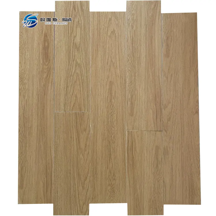 Non-Slip Wood-Look Oak Ceramic Wall And Floor Tile 150x800mm