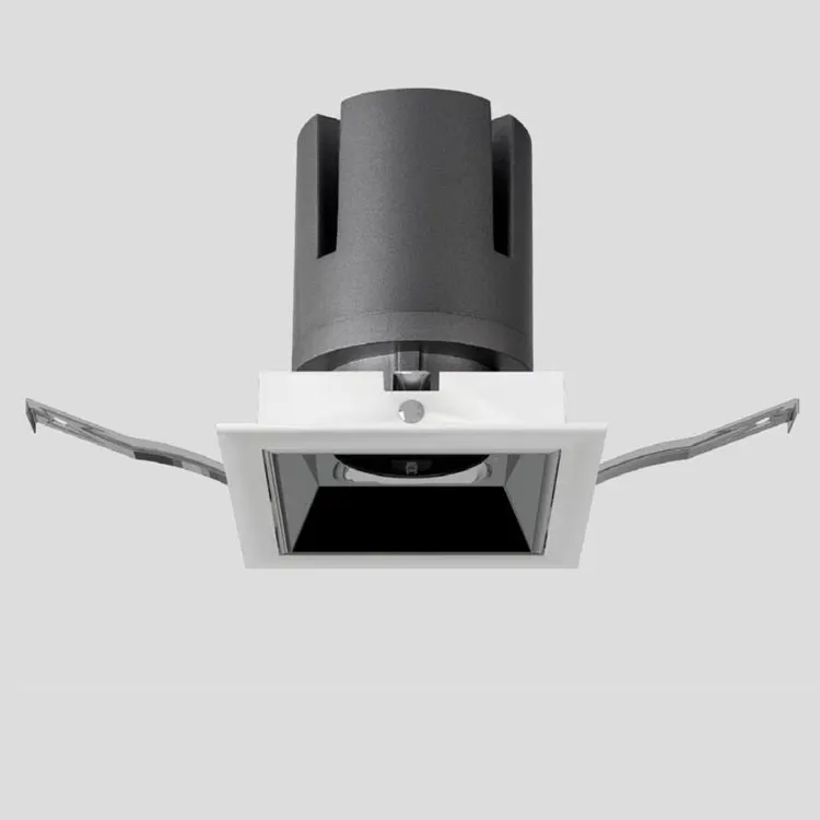 Adjustable Recessed Square COB LED Downlight 9-40W IP44