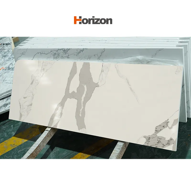 White Engineered Quartz Slab 3200x1600mm