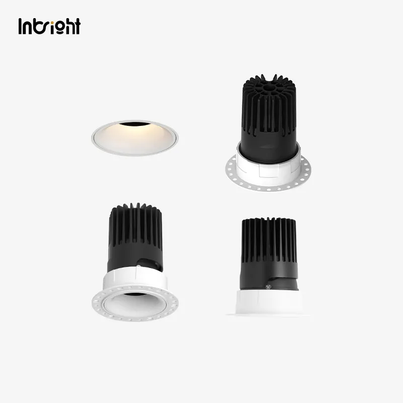Anti-Glare Dimmable Recessed COB LED Downlight 10-28W IP65 product sample
