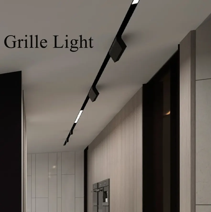 Zigbee Black Magnetic LED Track Light Kit 1m 48V 3CCT Selectable