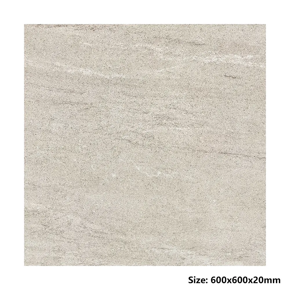 Non-Slip Granite-Look Porcelain Outdoor Tile 600x600mm