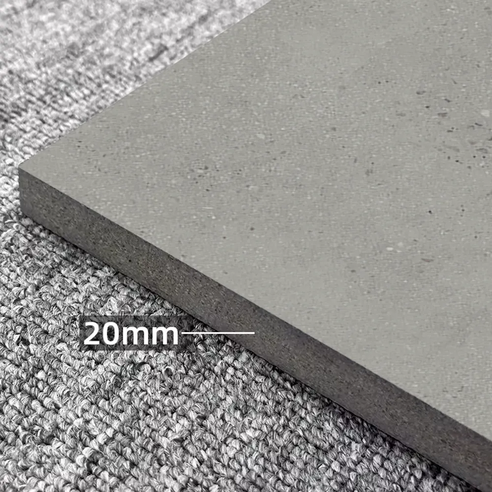 Non-Slip Stone-Look Porcelain Swimming Pool Tile 600x600mm
