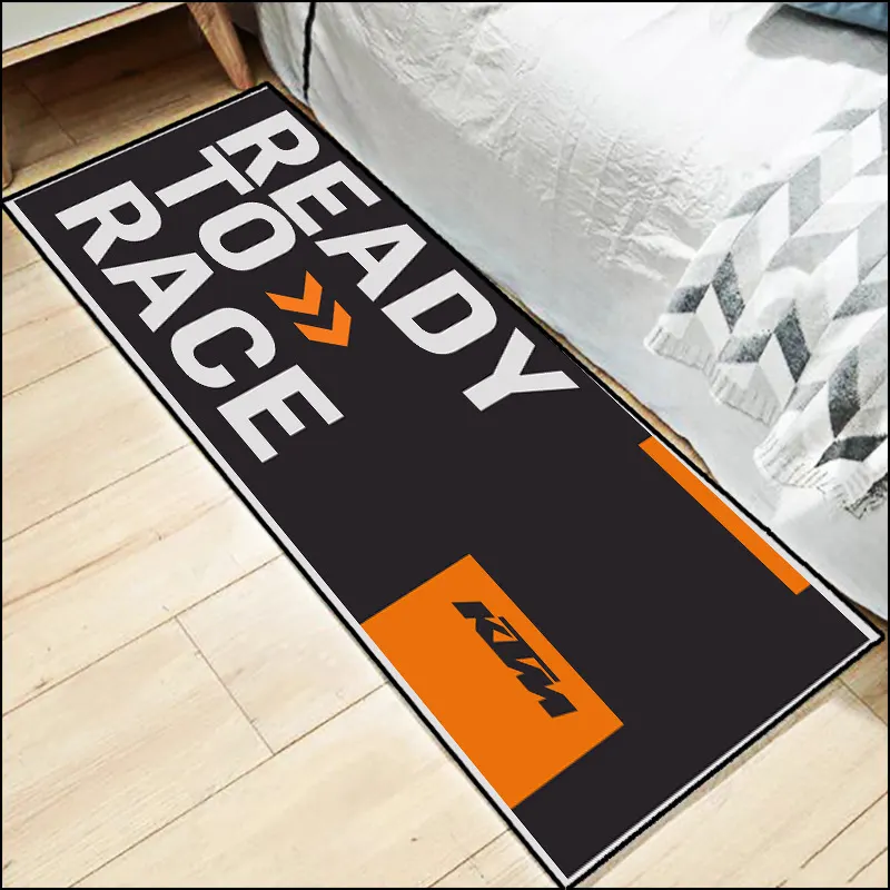 Custom Logo Rubber-Backed Garage Floor Mat 3-7mm Thick
