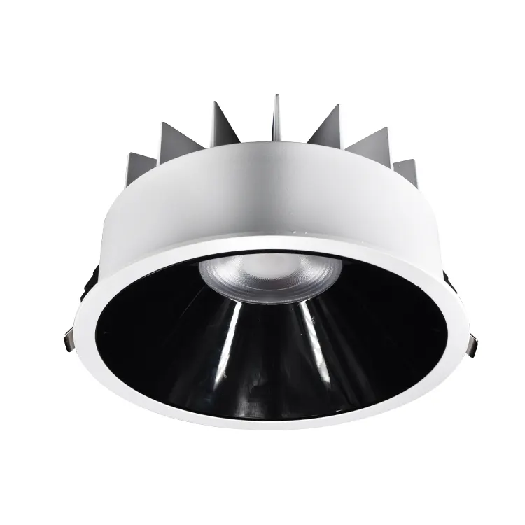 Anti-Glare Recessed Round COB LED Downlight 10-50W IP65
