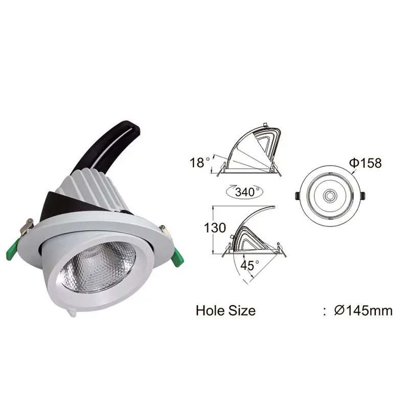 Aluminum LED Light Fixture