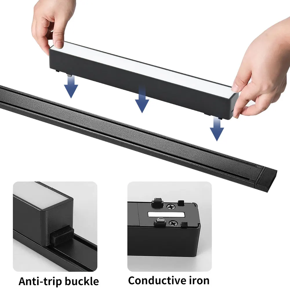 Adjustable Slim Aluminum LED Track Spotlight 48V