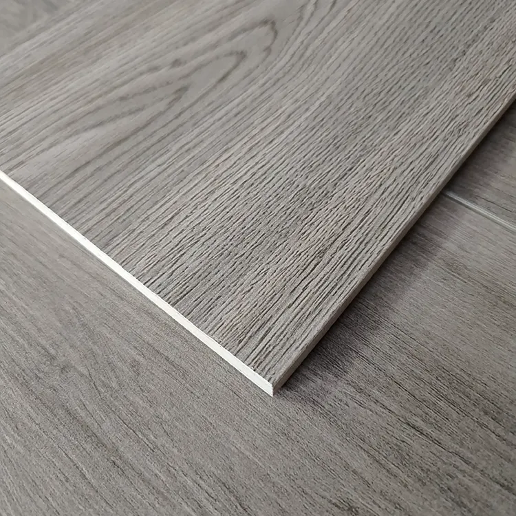 Non-Slip Wood-Look Gray Ceramic Floor Tile 150x800mm