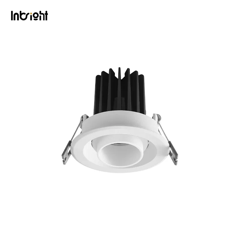 Recessed Round Aluminum COB LED Downlight 8-25W