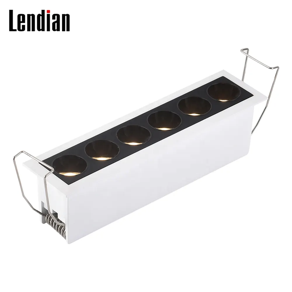 Trimless Surface-Mounted Square COB LED Downlight 9-36W 6500K