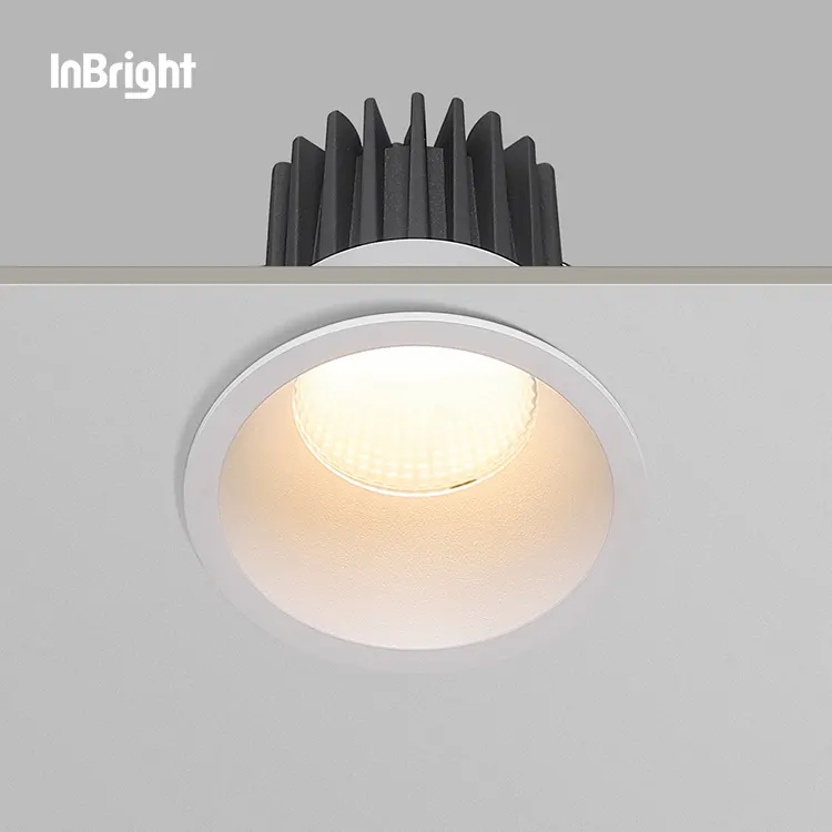Anti-Glare Recessed LED Downlight 5-18W White/Black