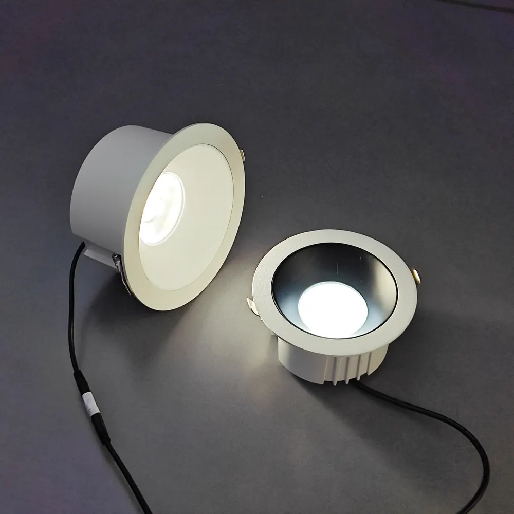 Anti-Glare Dimmable Recessed LED Downlight 12-40W 4in 2700-6000K