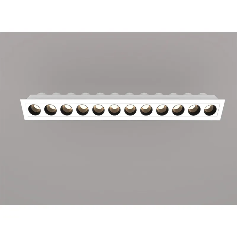 Trimless Recessed Aluminum LED Grille Spotlight 20W