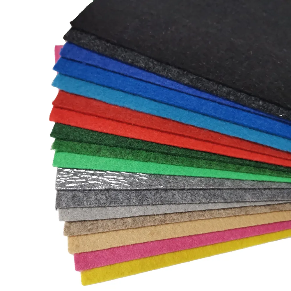 Gray Polyester Floor Carpet 1-4mm Thick With Latex Backing