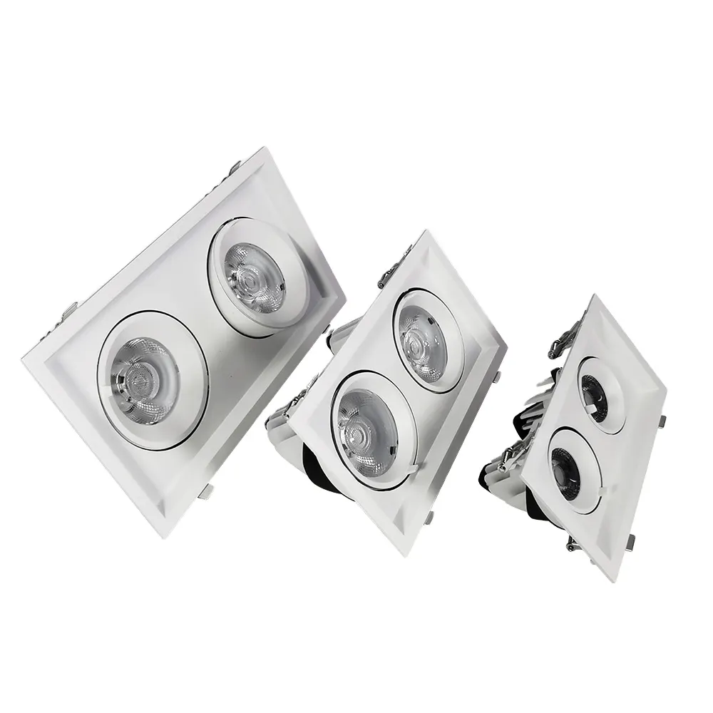 Recessed Aluminum COB LED Downlight 3-15W