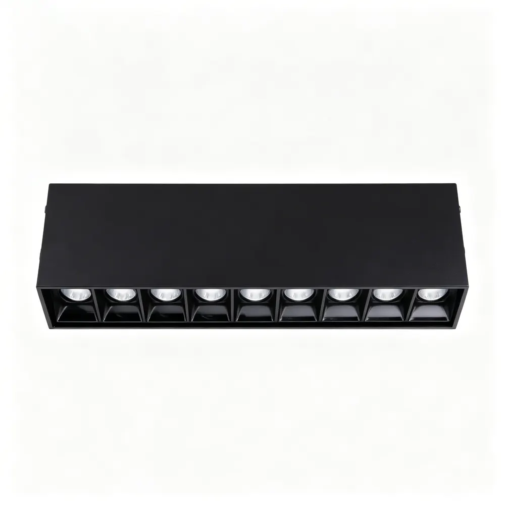 Recessed/Surface-Mounted Aluminum LED Grille Spotlight
