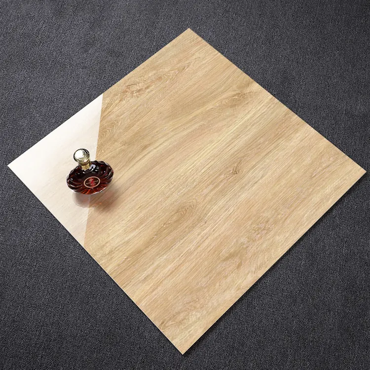Wood-Look Polished Porcelain Wall And Floor Tile 600x600mm