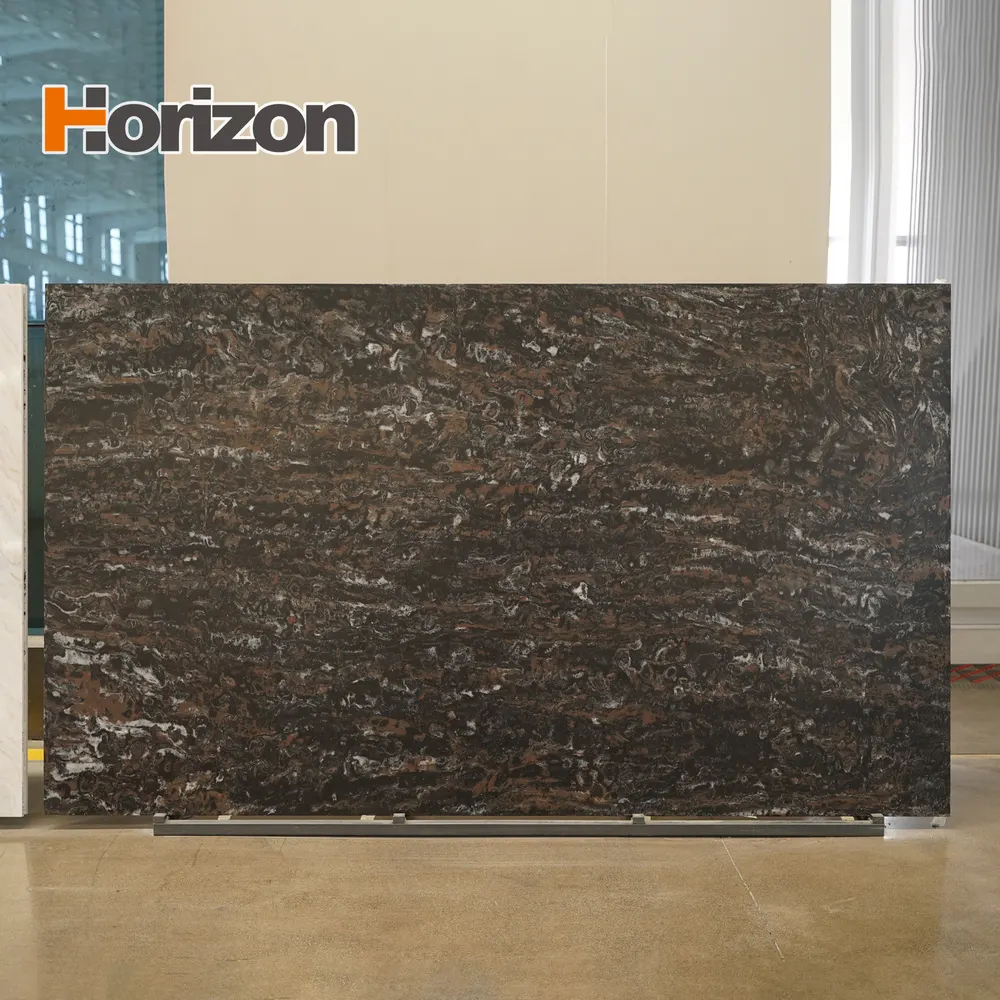 Carrara Polished Engineered Quartz Slab 3200x1600mm