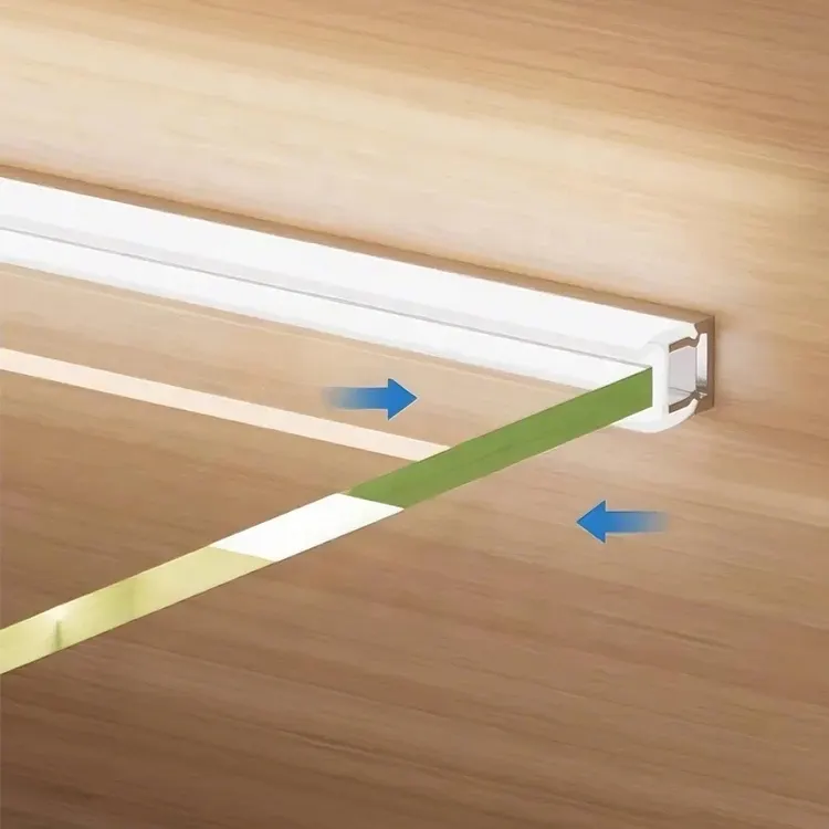 Slim Surface-Mounted Aluminum LED Light Fixture 14W 12V